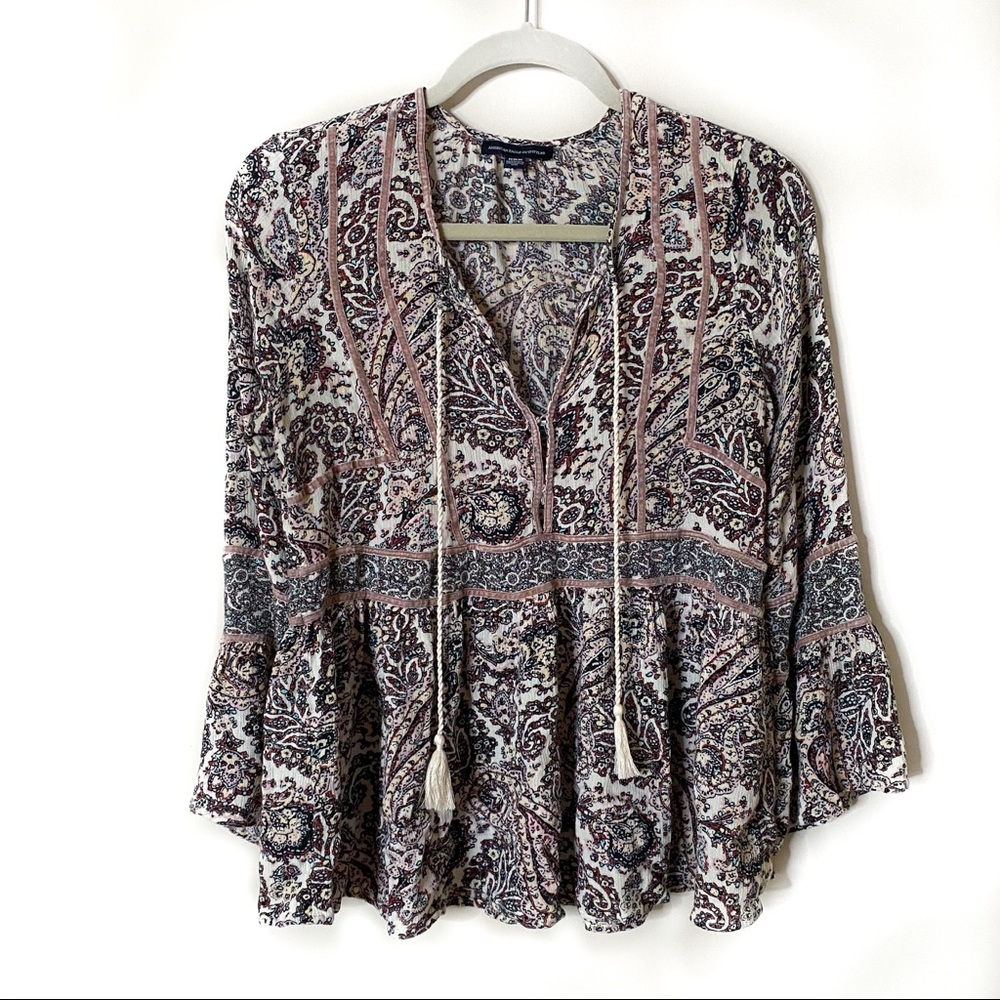 American Eagle Boho Blouse